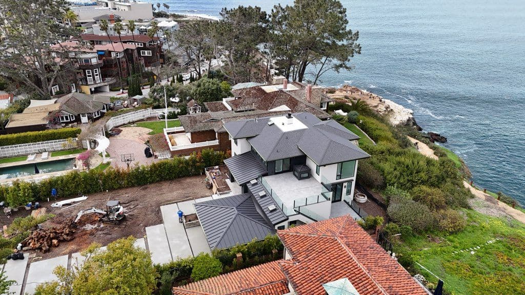 Sleek Metal Roof Installation in La Jolla image